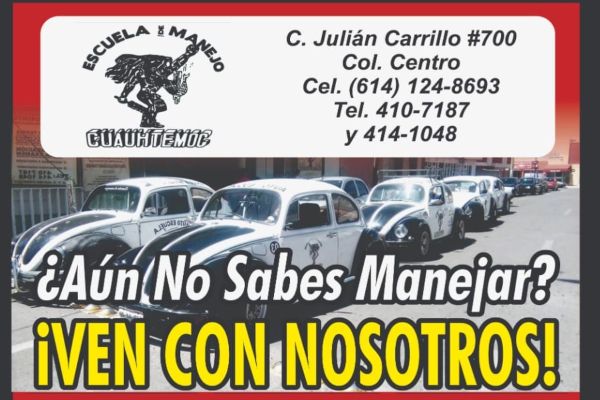 Escuela de Manejo Cuauhtémoc en Chihuahua