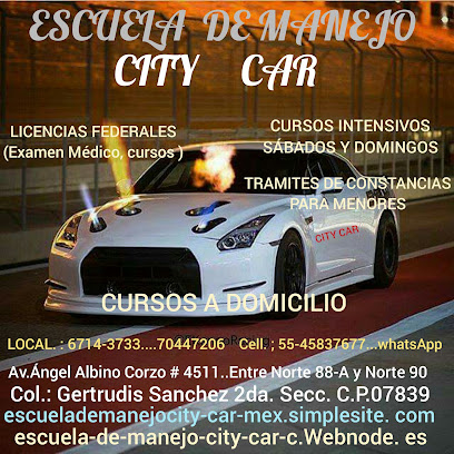 Escuela de Manejo City Car en Gustavo A. Madero