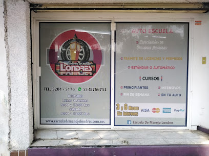 Escuela de Manejo Londres en Azcapotzalco